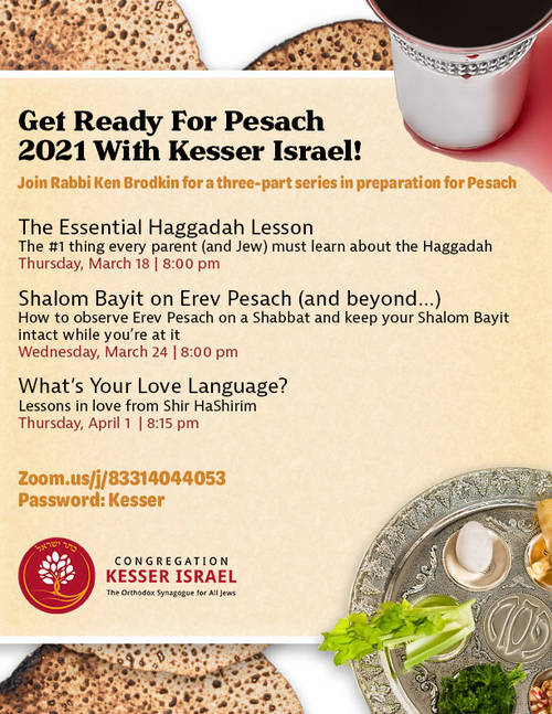 pesach guide 2021